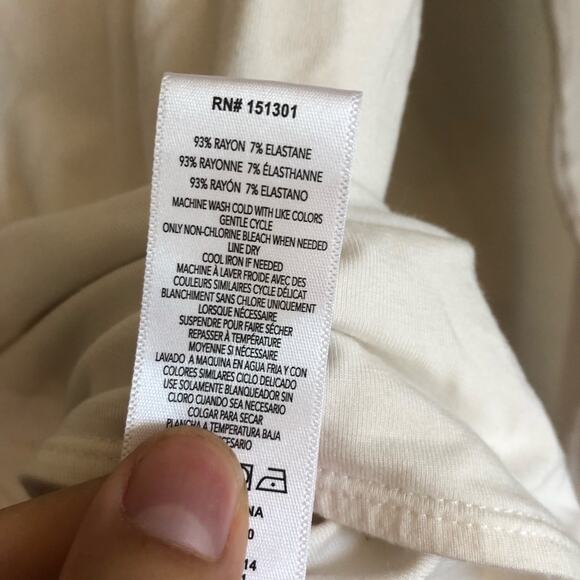 Good American white long sleeve tee shirt - Picture 6 of 8